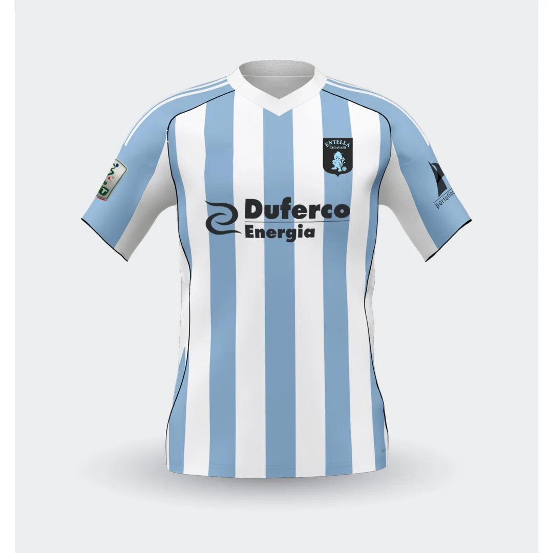 25-26 ACD Virtus Entella Heim-Fußballtrikot Spielset Sommer-Sportbekleidung Herren T-Shirt Kinderbekleidung Tee Y2k Damen ﻿ – Detail 2