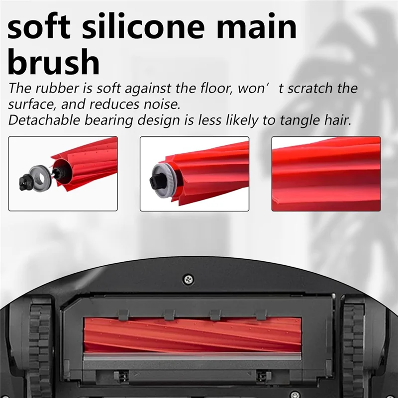 

【FUXQ】Набор сменных аксессуаров для моделей пылесосов Roborock QV 35A, QV 35S, QR 798, QR 5898.