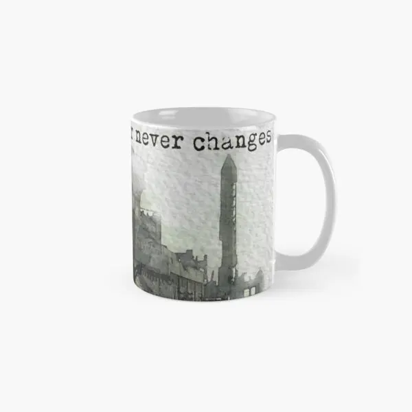 

Because War Never Changes Classic Mug Picture Image Handle Round Drinkware Gifts Design Photo Simple Cup Printed Tea Coffee