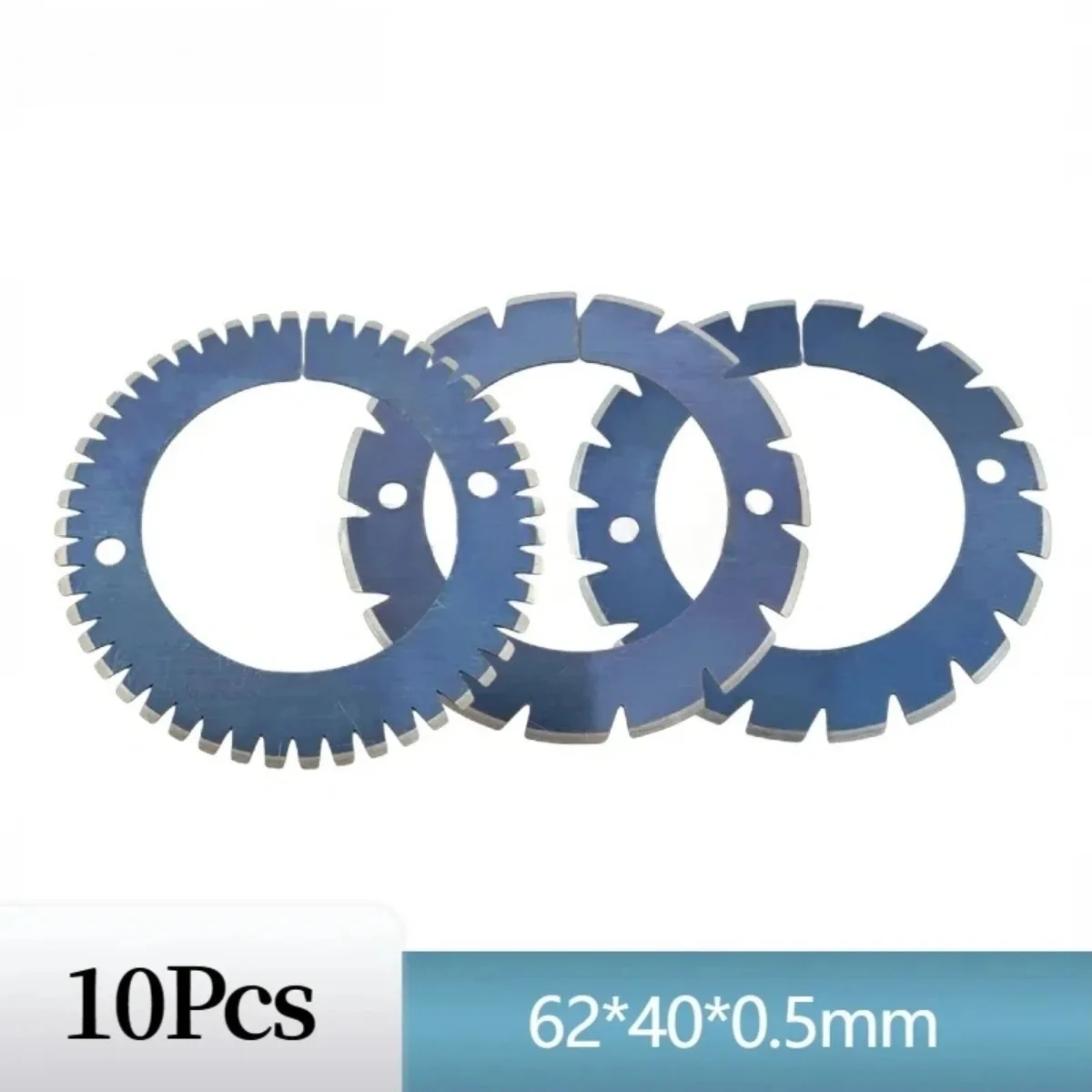 10Pcs Folding Machine Blades Tooth Blade MBO Folder Creasing Blades Blue Steel