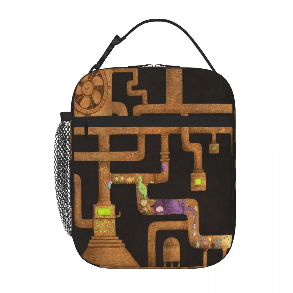 Hot Sale The Escape Neoprene Texture Carry Lunch Bag Urban Commute Food Storage Bag