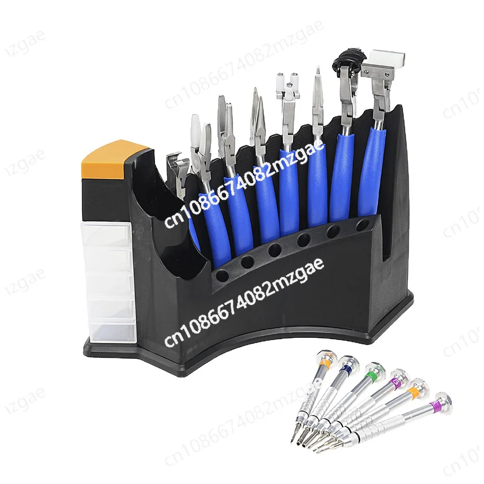 

Glasses maintenance tool, frame adjustment tool pliers, maintenance adjustment pile head temple pliers nose pad screwdriver