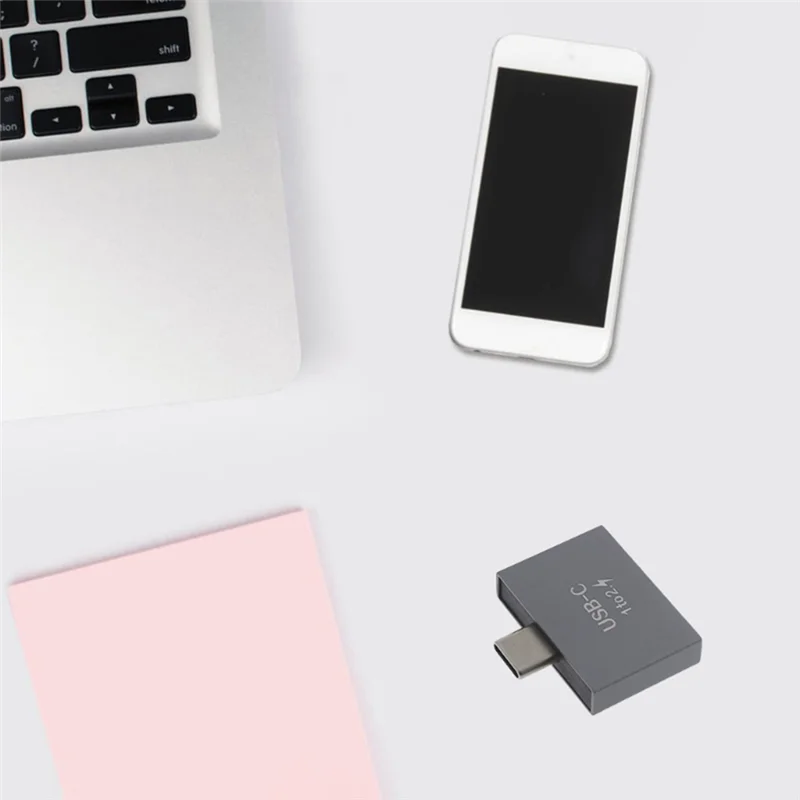 ABZJ USB C Maschio a Doppio USB C Femmina Splitter Convertitore Adattatore Connettore di Estensione per USB C PD Caricatore PC Laptop