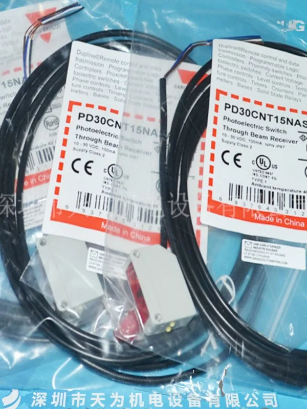 Sensor fotoeléctrico PD30CNT15+PD30CNT15NASA