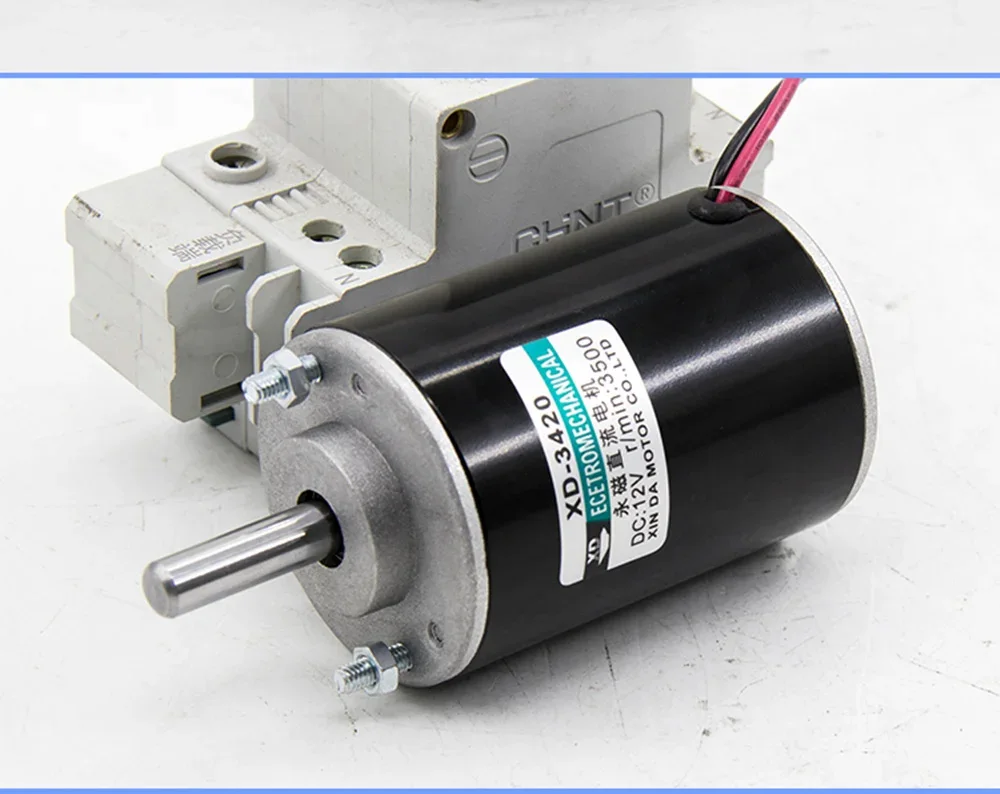 تيار مستمر 12 فولت 30 واط 3500 دورة في الدقيقة 24 فولت 7000 دورة في الدقيقة محور قصير عالي السرعة تيار مستمر مصغر قابل للتعديل سرعة المحرك 3420