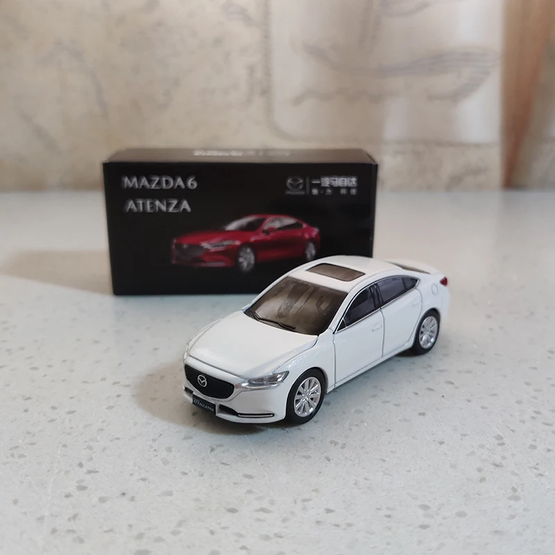 Diecast 1:64 Scale Mazda 6 2020 ATENZA Alloy Car Model Toys