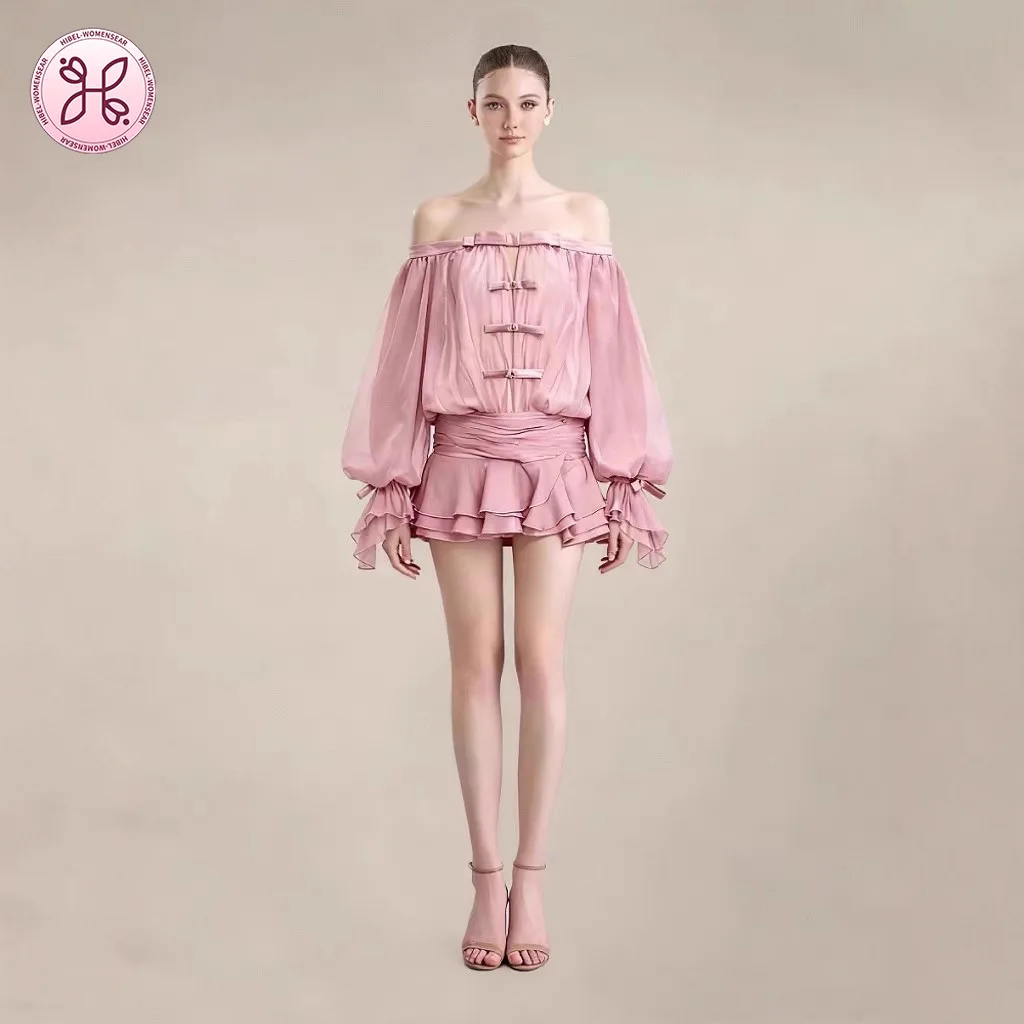 White Off-Shoulder Dress - Tiered Sheer Overlay Gown, Wedding Guest Dress