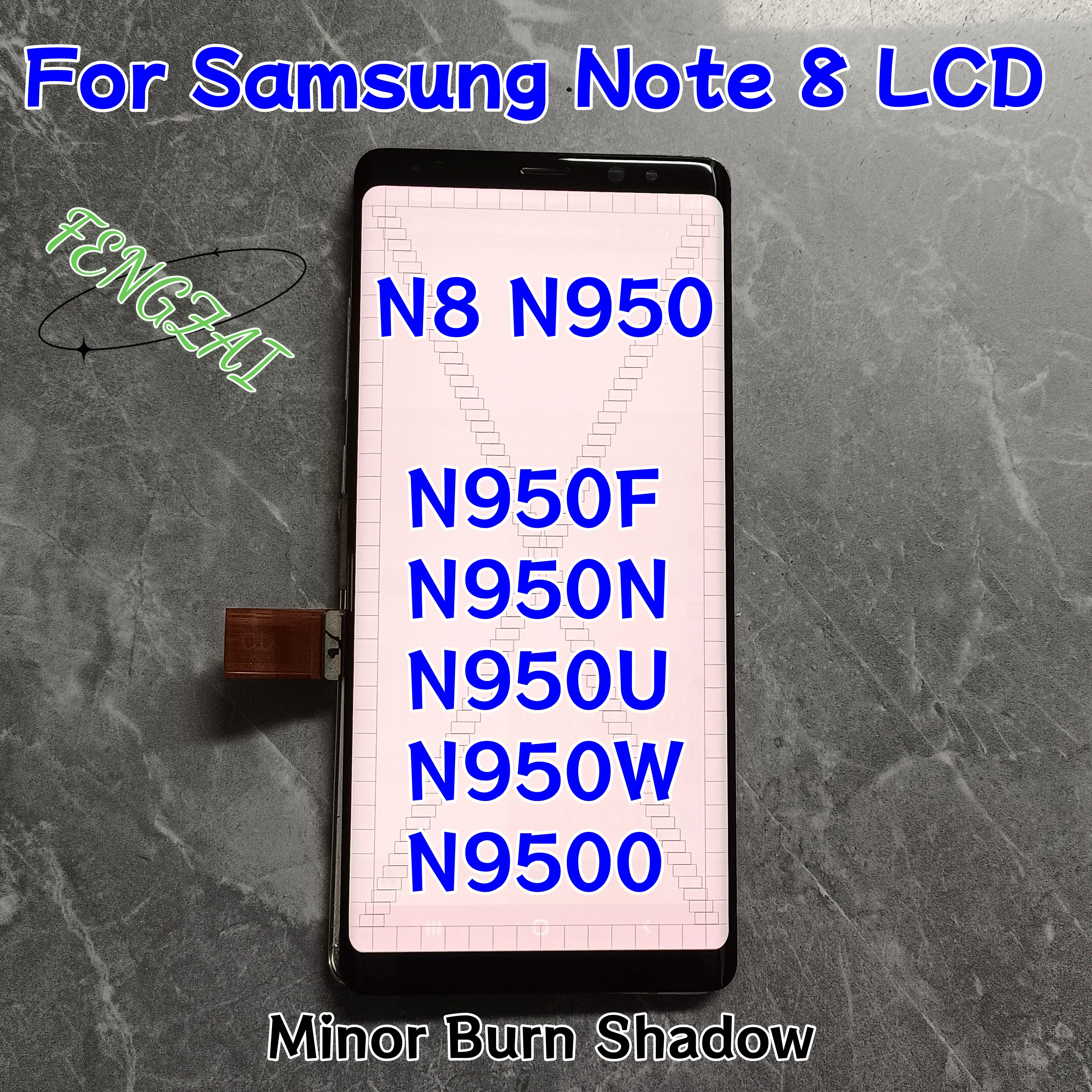 6,3-calowy ekran LCD Super Note 8 do Samsung Galaxy Note8 N950 N950FD N950F Wyświetlacz LCD Ekran dotykowy Digitizer Zespół z wadą