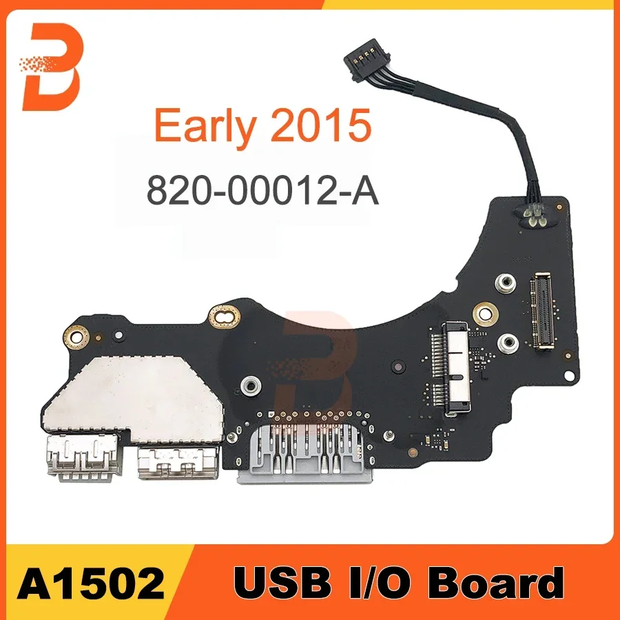 Original Tested For Macbook Pro Retina 13'' A1502 Laptop I/O USB HDMI Card Reader Board 820-00012-A 2015 Year EMC 2835