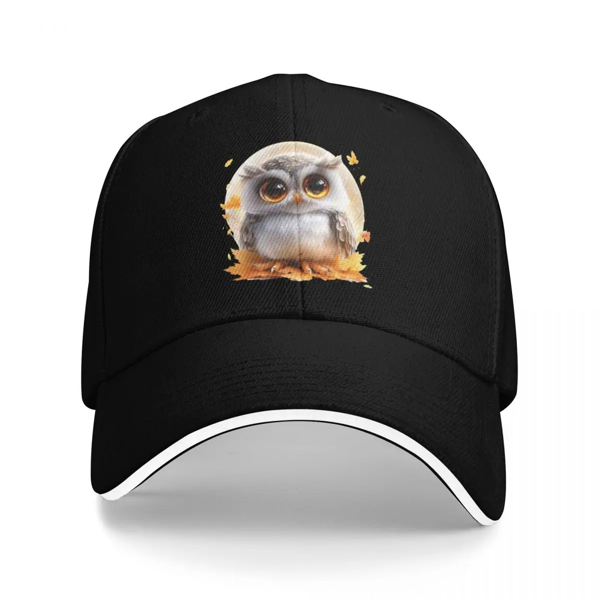 

Little owl in Autumn Baseball Cap winter hats for men hats on offer Golf Women's Golf Clothing Men's