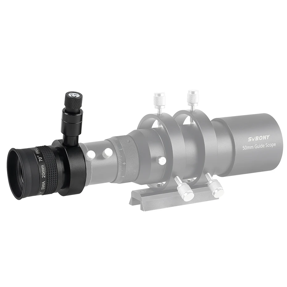 SVBONY SV152 Teleskop beleuchtetes einzelnes Fadenkreuz-Okular 20 mm SWA 70 ° Einstellbar für perfekt geführte Astrofotografie – Detail 7