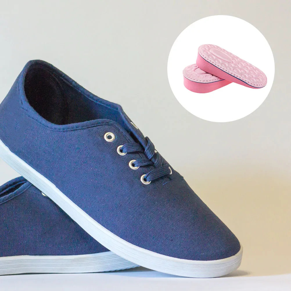 

Height Increase Insoles Women Shoes Breathable Arch Support Sneakers Invisible Heel Lift Foot Pad Strong Adhesion Reduce Pain