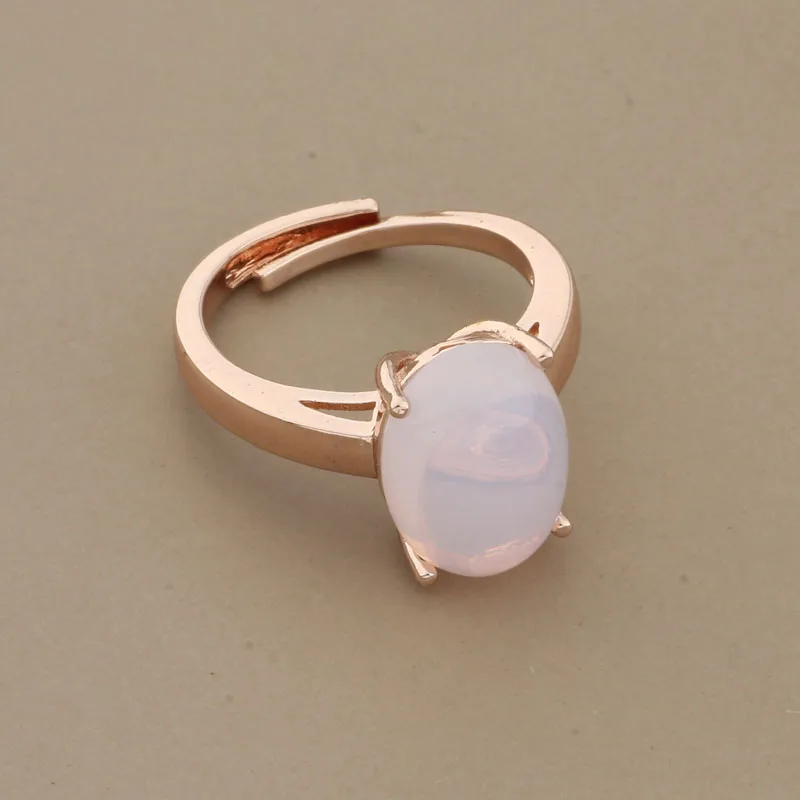 Новинка 2022, Модные Простые Модные украшения, подарок, роскошные качественные женские кольца цвета розового золота 585 пробы