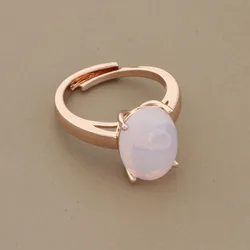 New 2022 Trendy Simple Rings Wedding Party Fashion Jewelry Gift 585 Rose Gold Color Luxury Quality Women Rings