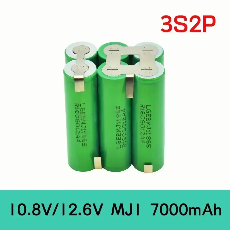 2024-2S1p 1s3p 3s2p 4s2p 5s2p 18650 Paket Baterai Daya 3500 MAh 18 V Obeng Baterai Lithium MJ1