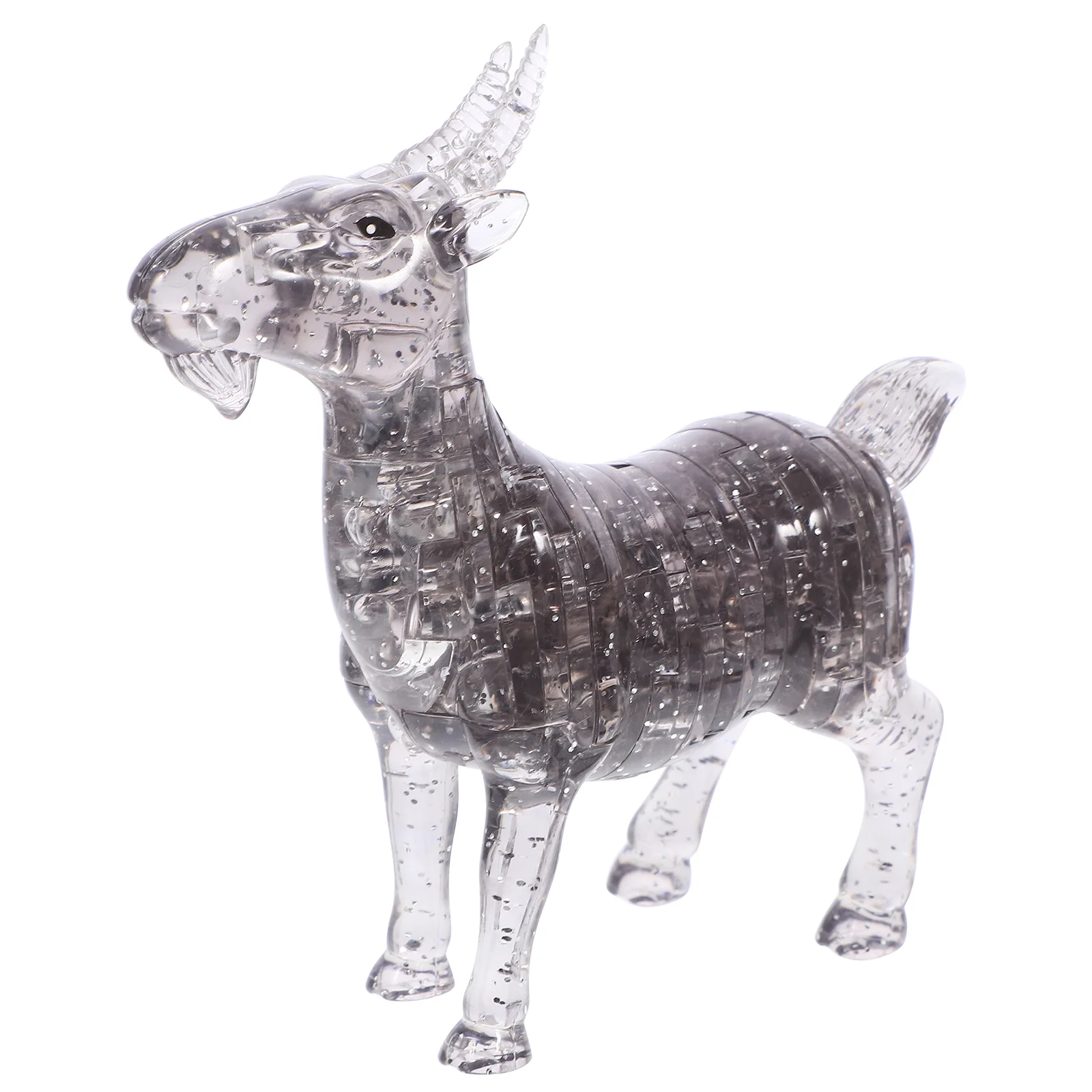 Three-dimensional Crystal Puzzle Animal 3d Fun for Model Gift Decoration Goat Desktop Ornament Glass Birthday Adornment