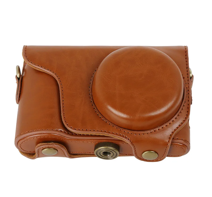 Bolsa de vídeo para câmera Samsung Galaxy Camera 2 (EK-GC200) GC200 GC110 GC100, capa de proteção em PU com alça de ombro @