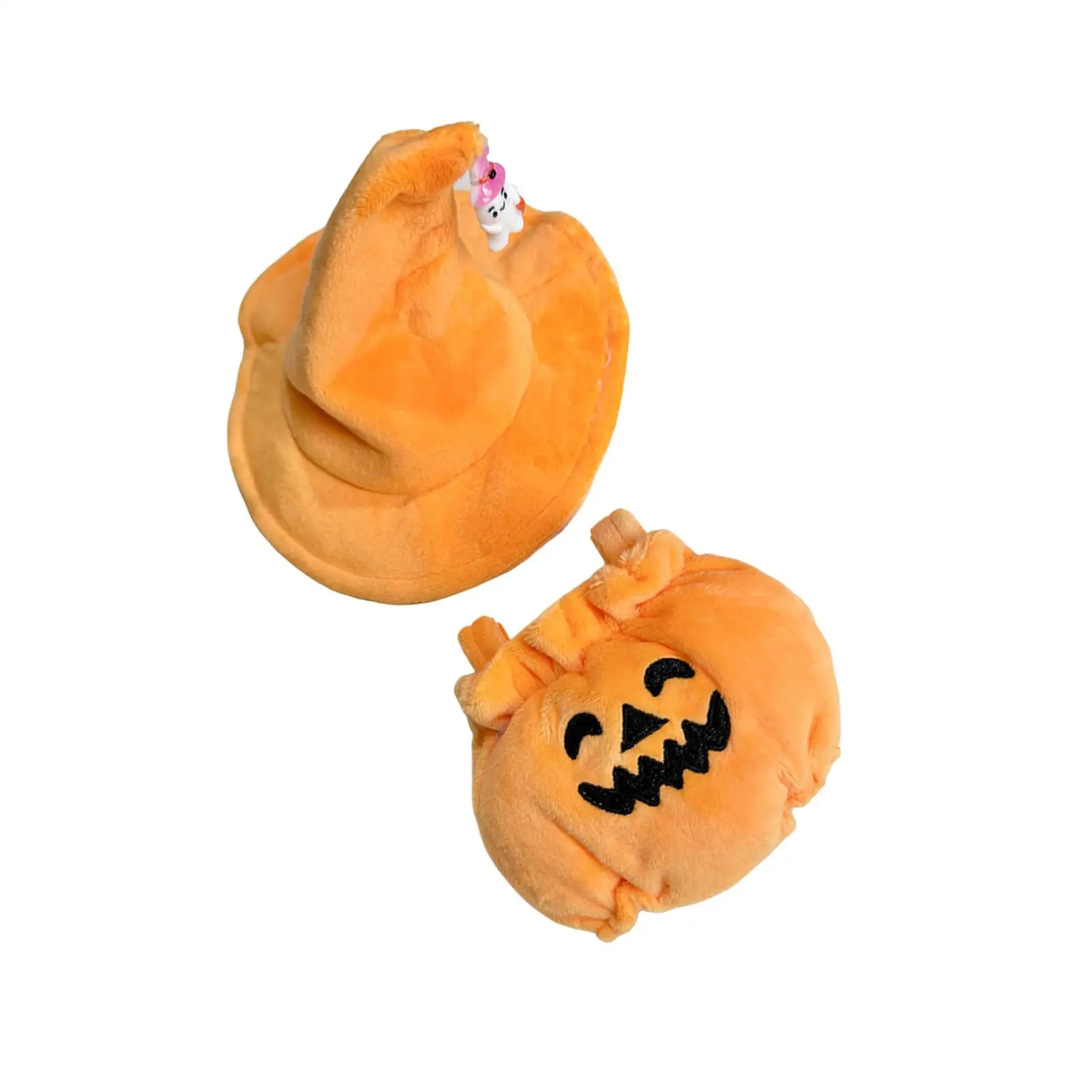 Vêtements de poupée en peluche pour 15cm 17cm, mignons, Costumes de citrouille d'halloween, vêtements élégants pour animaux en peluche, vêtements de poupée confortables