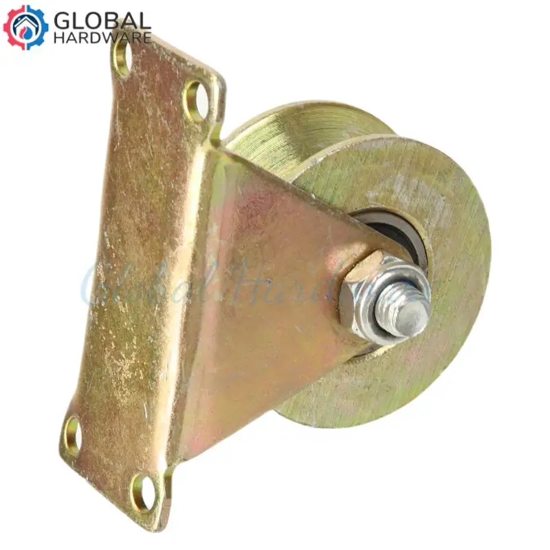 

Heavy Duty Angle Iron Guide Wheel - 50MM Diameter U-shaped Bearing Groove, Suitable for Sliding Door Tracks