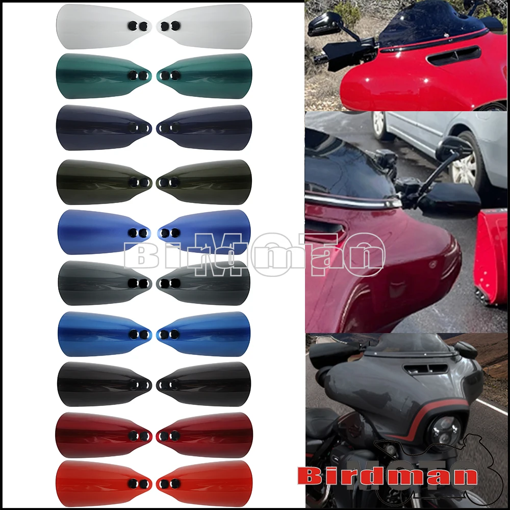For Harley Touring Electra Street Glide FLHTP FLHT FLHX FLHXSE FLHXS 2014-20 Motorcycle Polycarbonate Handguards Hand Protection