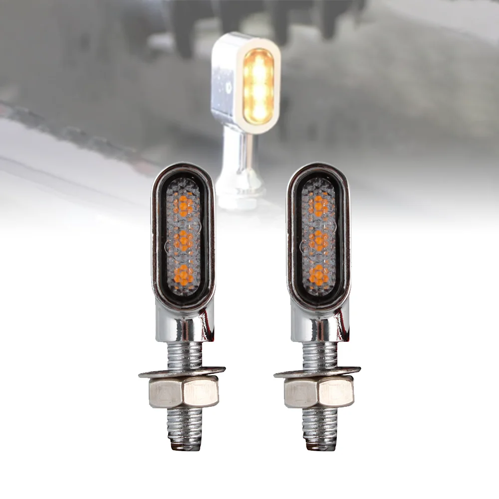 

Motorcycle Turn Signal Light LED Stop Signal Light Universal Lamp For Honda For Hyosung For Buell For Modification Purpose