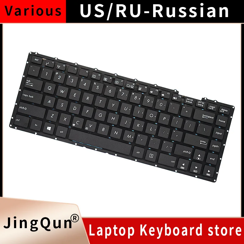Russian Laptop Keyboard For ASUS X451V K455 W419 X403M Y483 X453M X451 X451C X451CA X451M X451MA X451MAV Series RU Layout