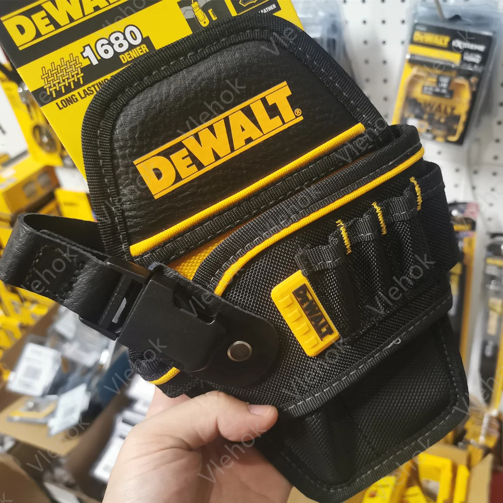 DEWALT DWST83486-1 Compact Drill Pouch 6 Pockets Tool Bag Electric Drill Fanny Pack