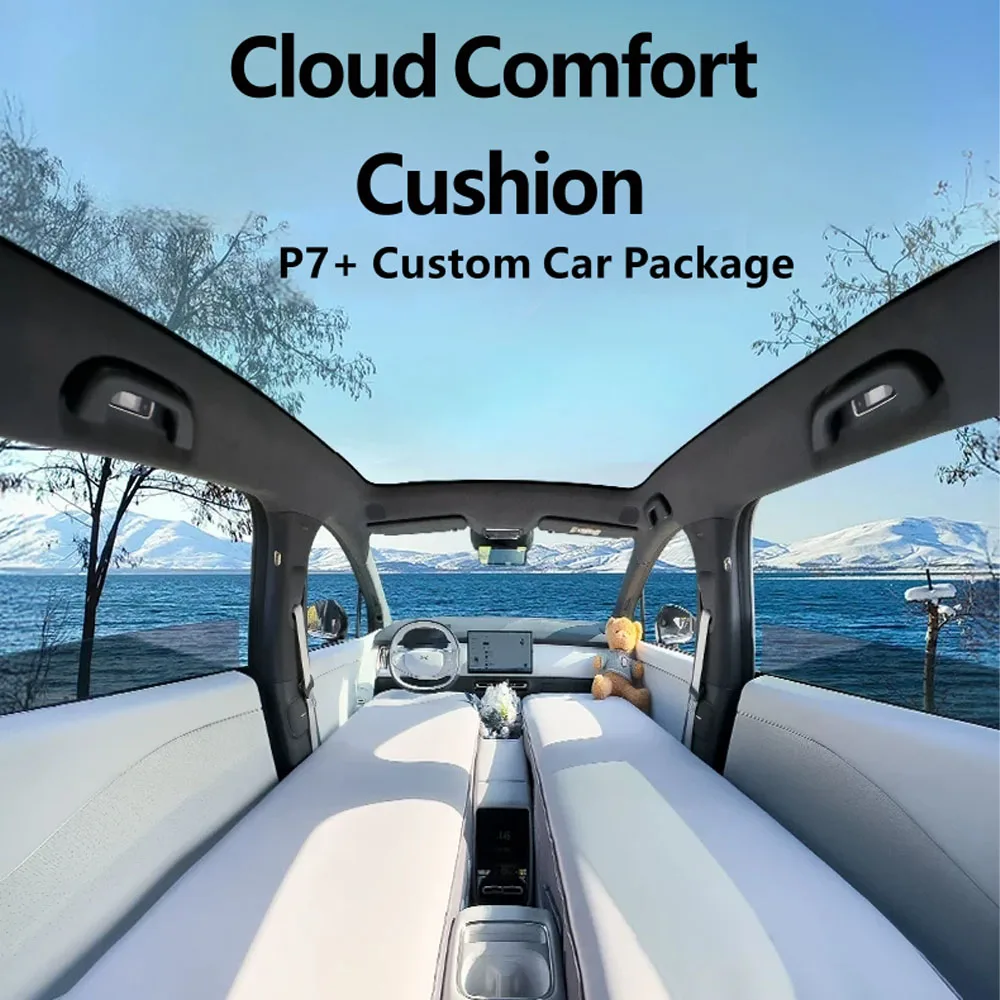 For XPENG p7+ Car Camping Mattress Premium Memory Foam, Portable Foldable Bed for Road Trip & Outdoor