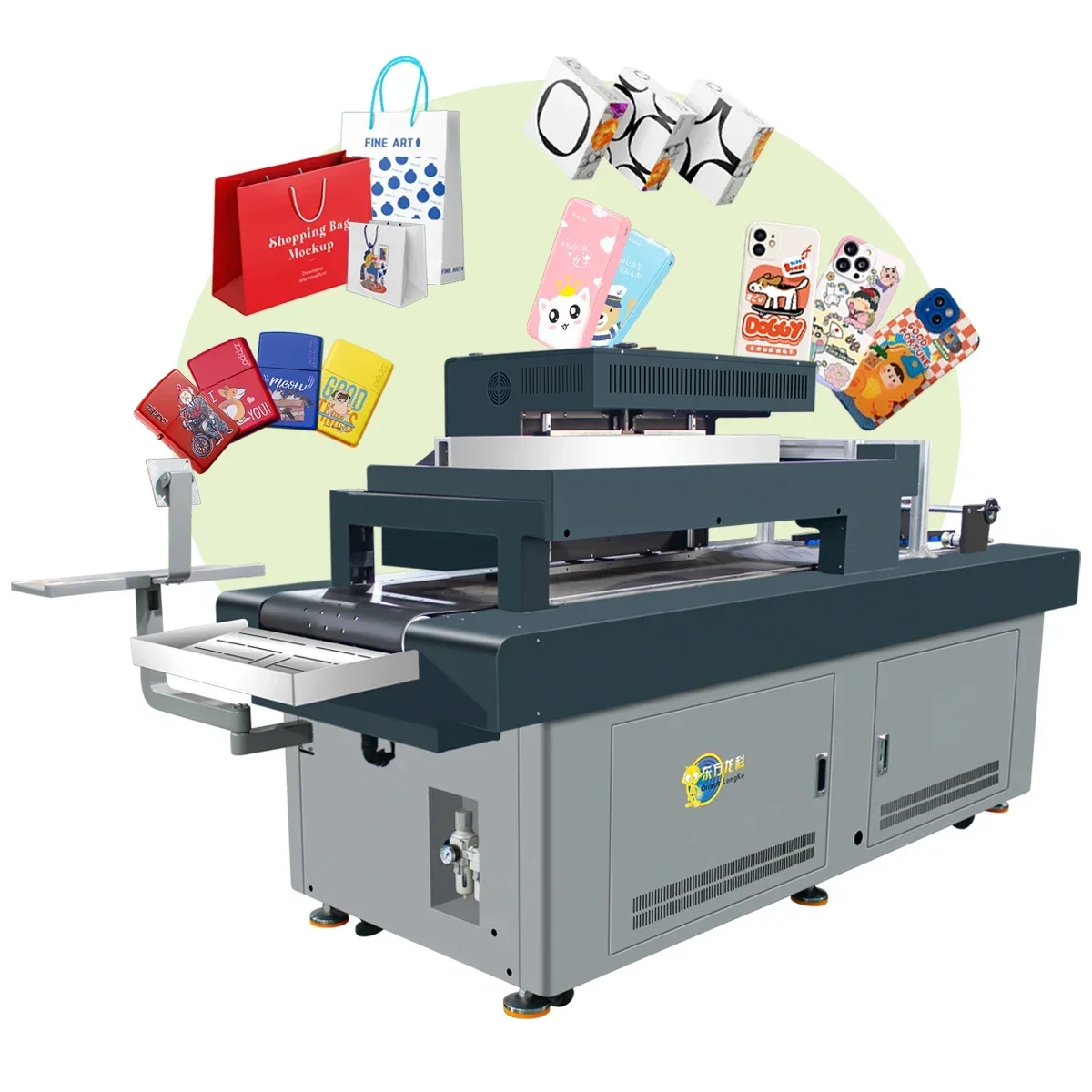 【2026】Customized Industrial UV Inkjet Printer Single Pass Digital Plastic Printing Machine for Acrylic Metal Plastic PVC