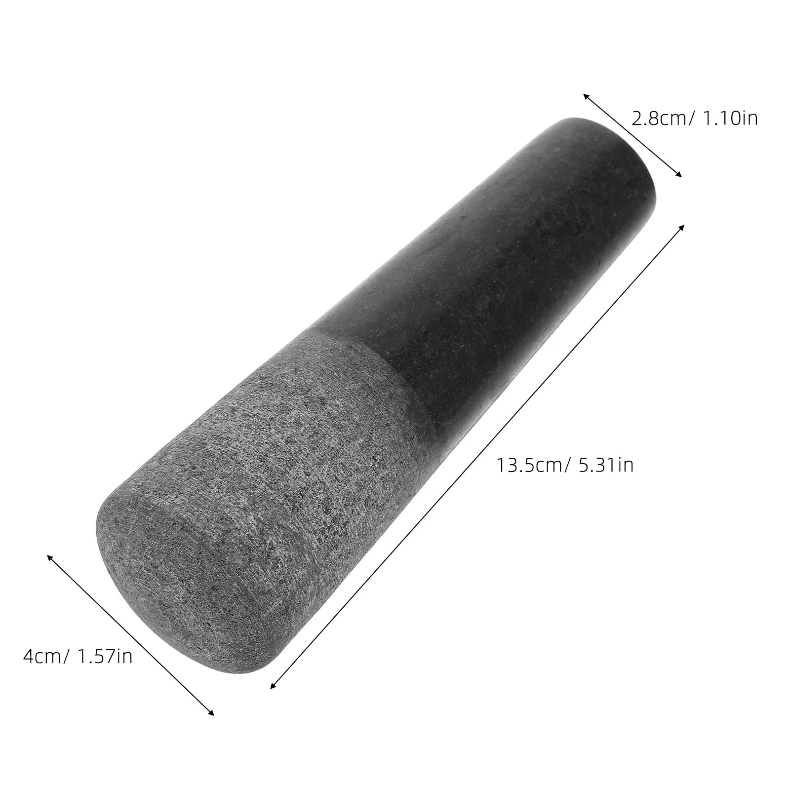 Stone Mortar and Garlic Pestle Hand Mash Stick Pounder Grinder Mashing Rod Masher view 2