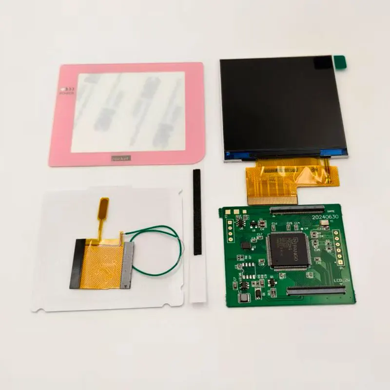 شاشة GBP LCD جديدة. شاشة LCD عالية السطوع IPS بالحجم الأصلي مقاس 2.6 بوصة مناسبة لجيب Gameboy سهلة التركيب #3