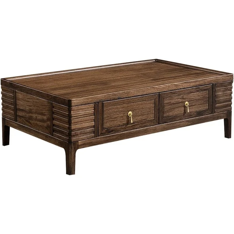 

A15 Ugyen Wood Журнальный столик из цельного дерева, комбинированный напольный шкаф для гостиной, новый китайский шкаф для телевизора