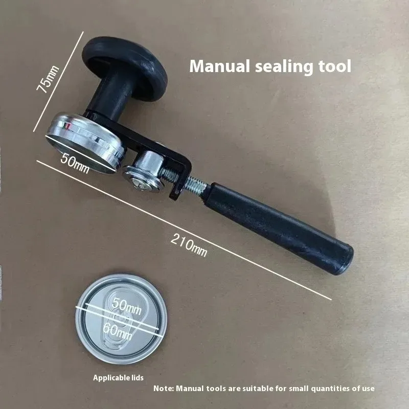 Portable 55mm Can Sealer - Handheld Sealing Tool for 55mm Diameter Cans, Easy Seal for Milk Tea & Beverage Containers