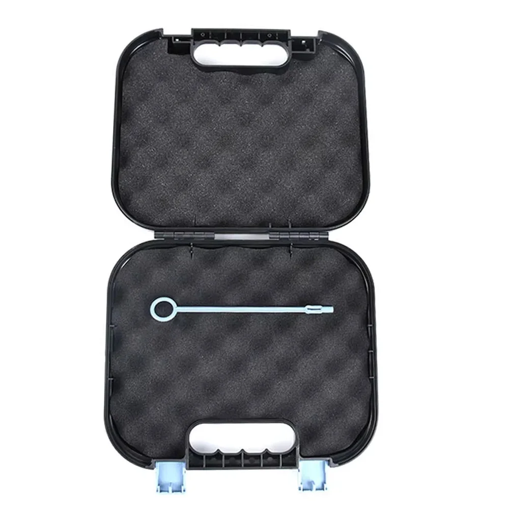 

​ Тактический сейф для пистолета, запираемый футляр для пистолета с твердым корпусом и мягкой пеной для пистолетов Glock и Handguns