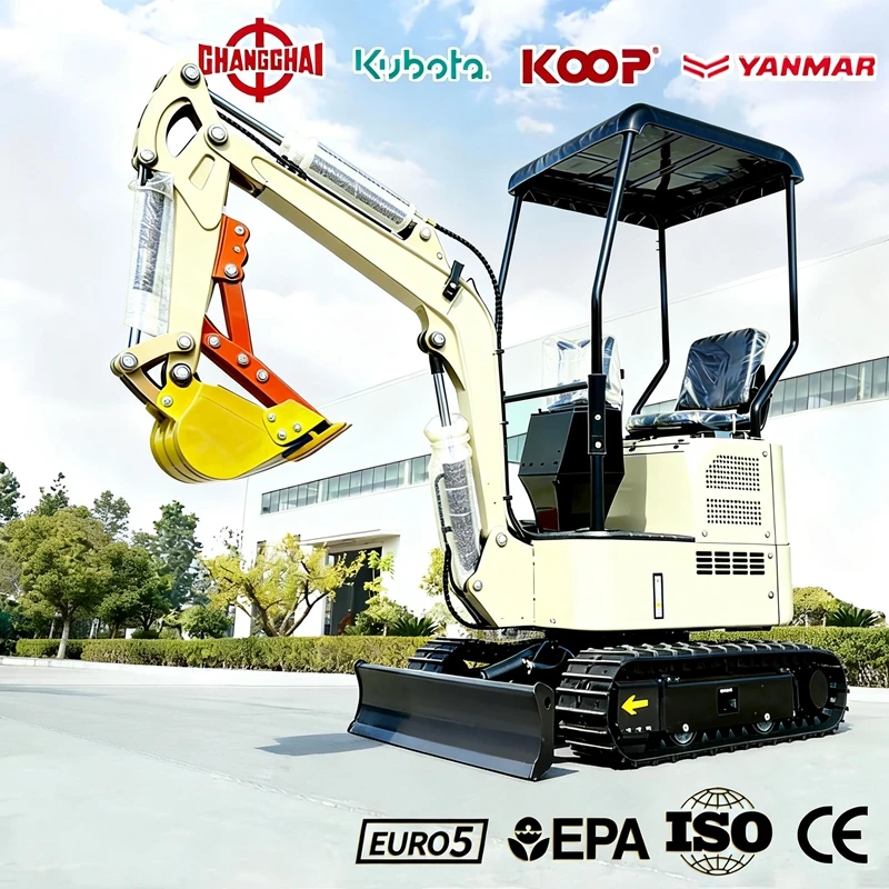 

2-тонный мини-экскаватор с двигателем Kubota, стандарт EPA/Euro 5, многофункциональный мини-дизельный экскаватор для строительных работ, YANMAR, европейская версия.