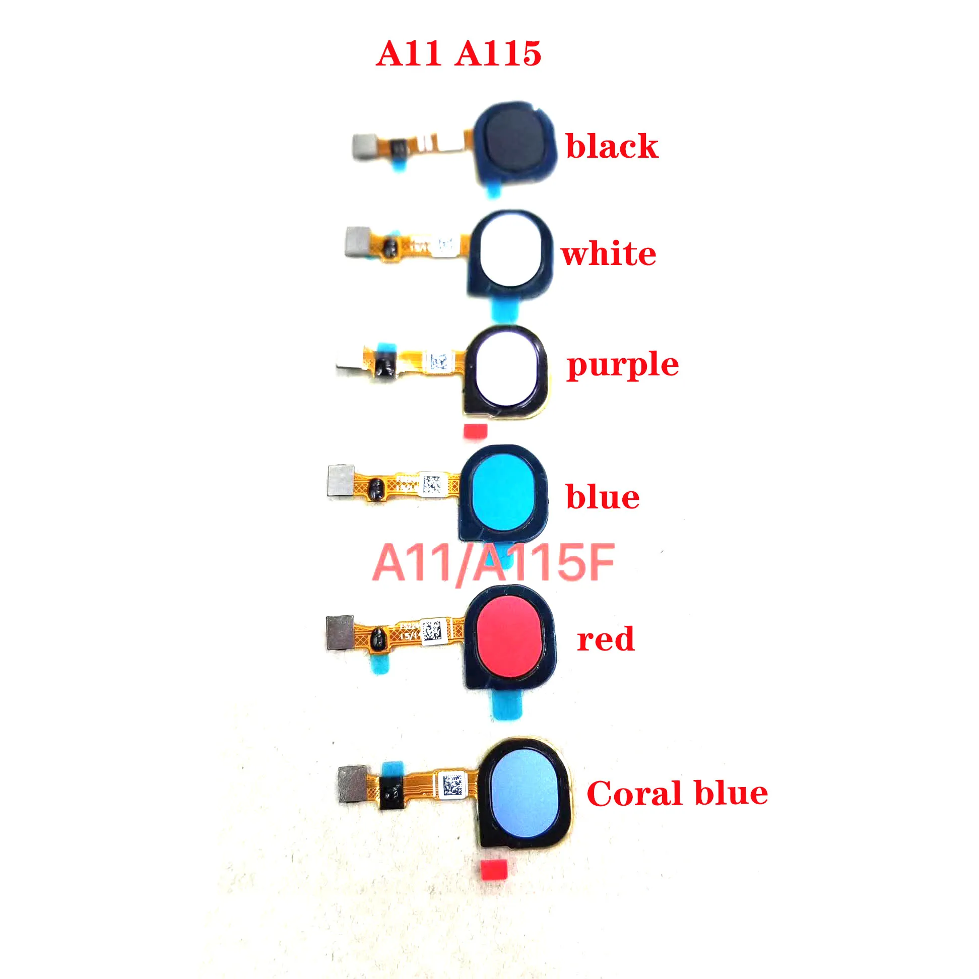 

Home Button For Samsung Galaxy A11 A115 touch ID Fingerprint Sensor scanner Flex cable Return Functions