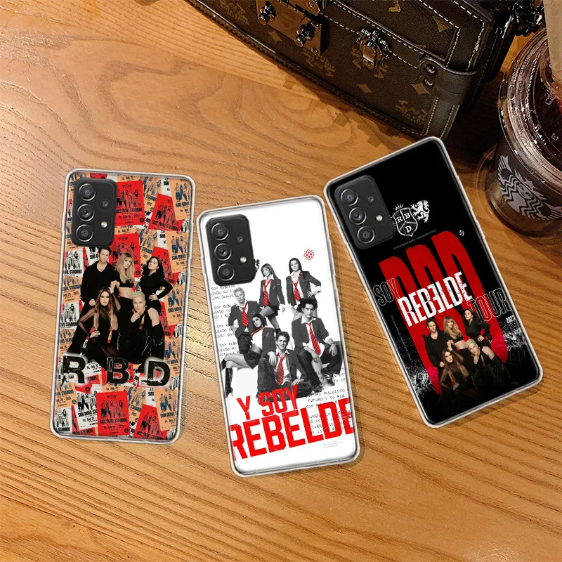 F-Fashion RBD R-Rebelde Phone Case For Galaxy S24 S23 FE A54 A34 A24 A14 A10 A20 A20E A30 A40 A70 A50S Samsung A71 A51 A41 A31 A