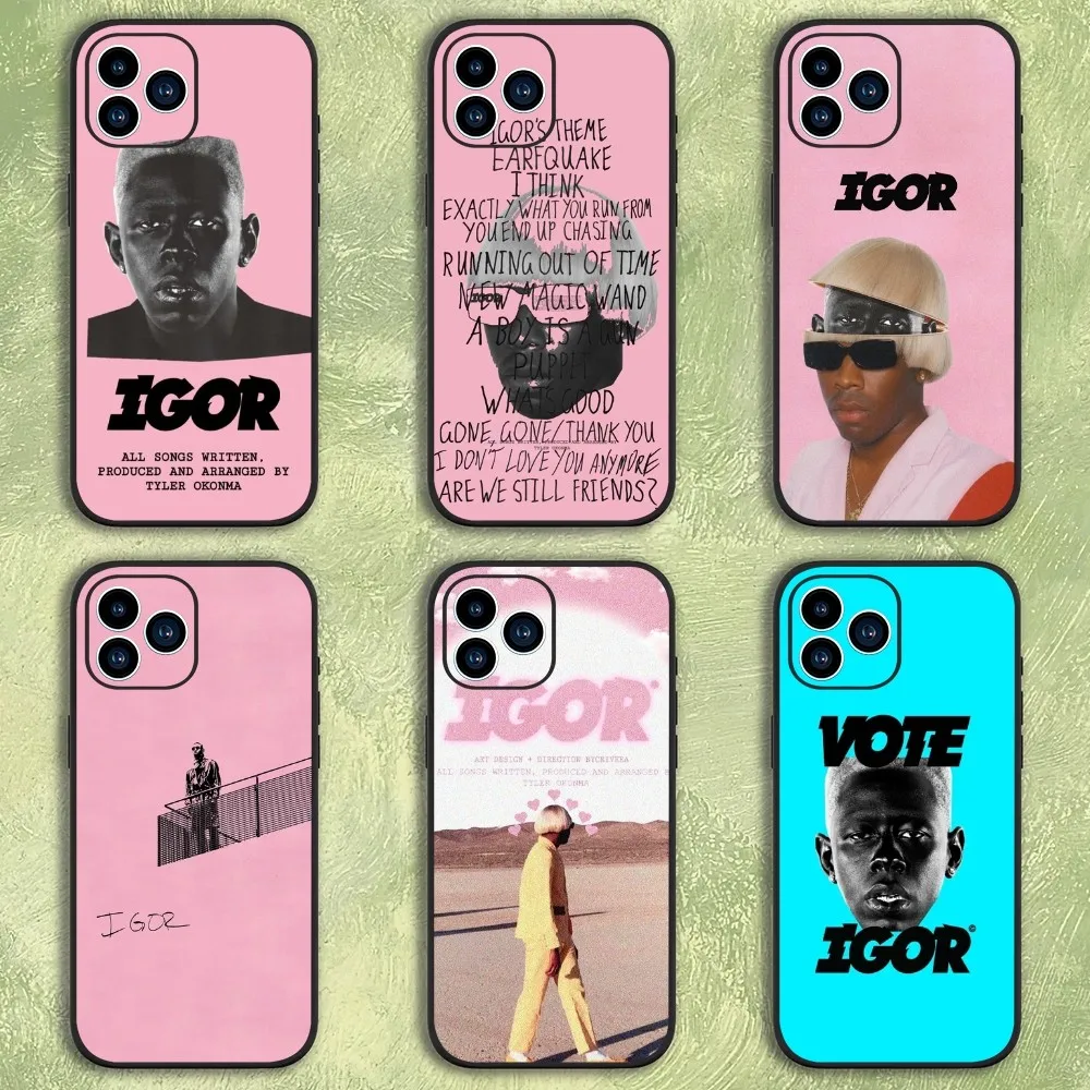 Tyler the Creator IGOR Phone Case For iphone15 14 13 12 11 Pro Max Mini X 7 8 Soft Case