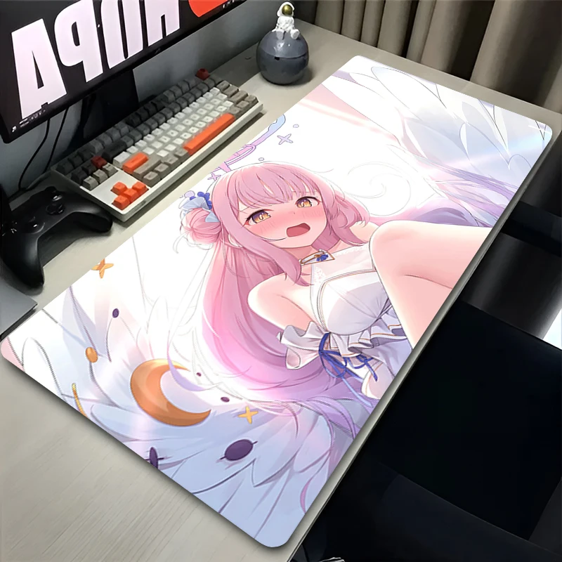 منصات الماوس ألعاب الكمبيوتر أنيمي مكتب حصيرة الأزرق الأرشيف ميسونو ميكا الحديثة الجدول لوحة المفاتيح الوسادة الكمبيوتر المحمول السجاد الألعاب لطيف ماوس الوسادة #2