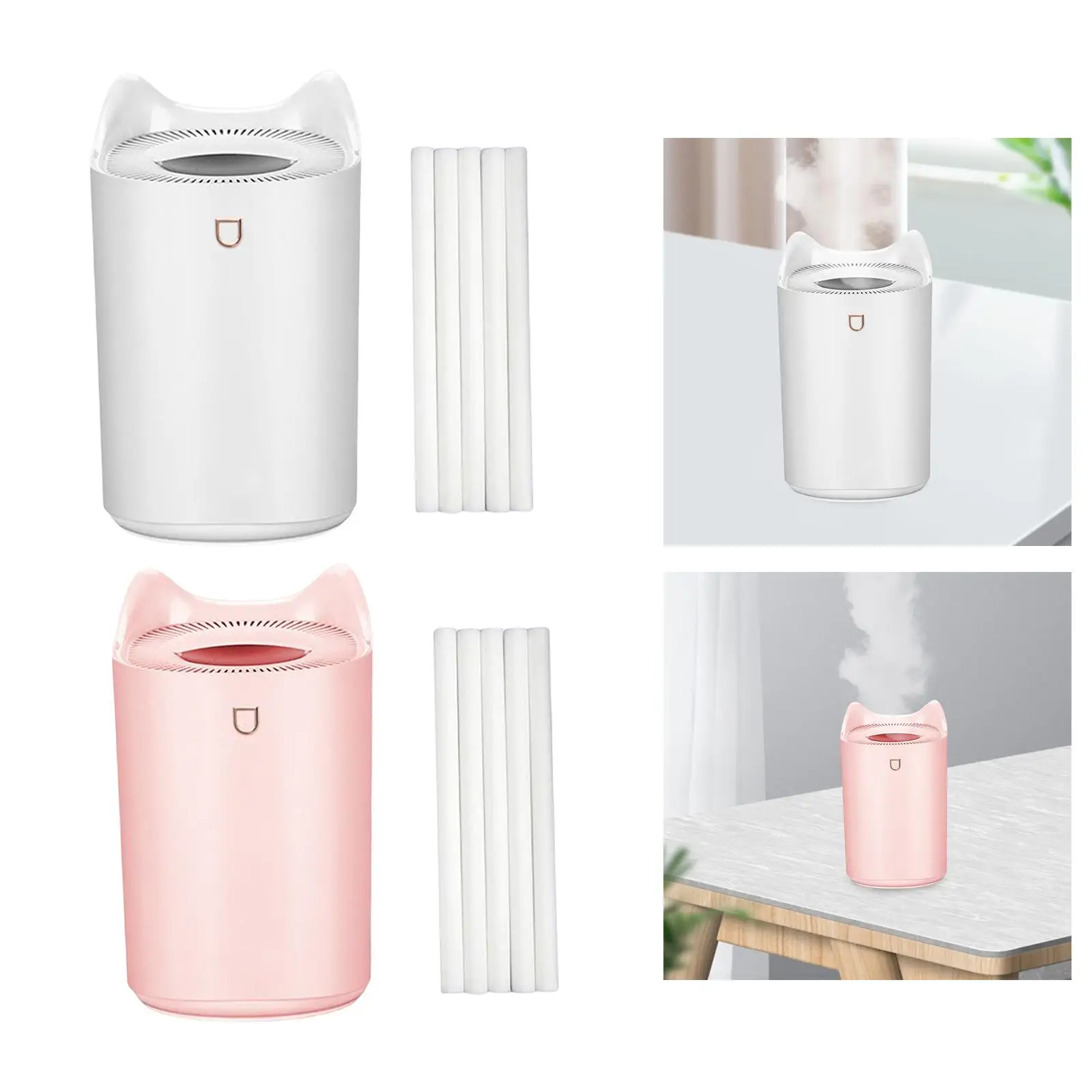 Ultrasonic Air Humidifier Essential Diffuser Oil LED Night Light 3L