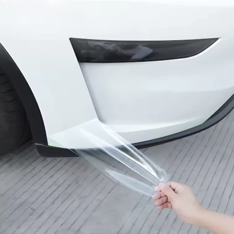 Car Body Film For Tesla Model Y Juniper 2025 Bumper Sides Corner TPU Protector Film Anti-Scratch Film Invisible Car Clothing