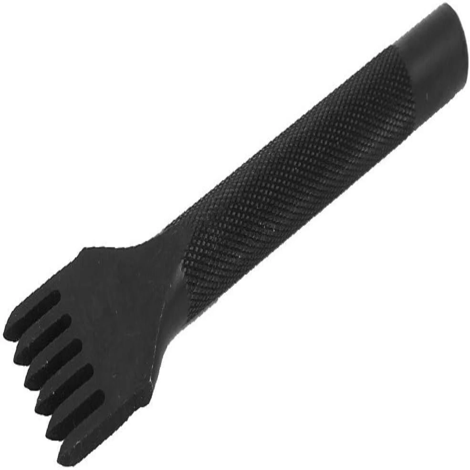 

A must-have efficient and versatile premium quality black 6-prong stitching chisel with 4mm hole spacing for precise leatherwork