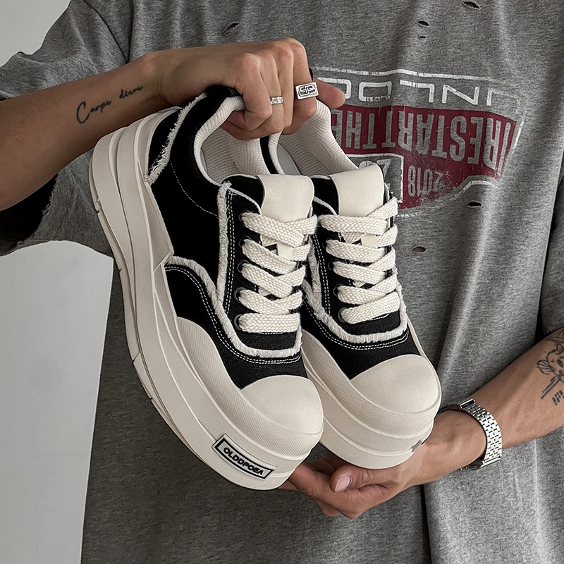 

​2025 Viral Street Shoes– Edgy Skate Shoes, Retro American Style, Thick Sole, Casual & Fashionable, Hiking-Friendly