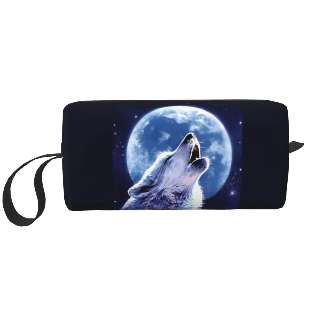 Travel Call Of The Wolf Toiletry Bag Cute Makeup Cosmetic Organizer Women Beauty Storage Dopp Kit Case