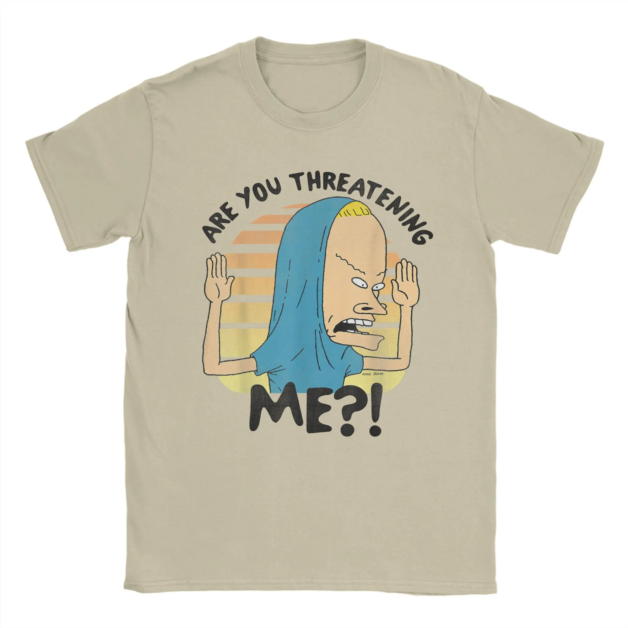 

Повседневная футболка Beavis and Butt-Head Cornholio Quote, мужские хлопковые футболки с круглым вырезом, футболка с короткими рукавами, 4XL, 5XL, 6XL, одежда
