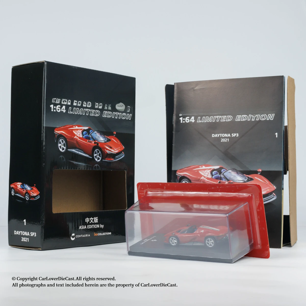 

Tarmac Works CENTAURIA & IXOCOLLECTIONS DAYTONA SP3 edition Diecast Model Car