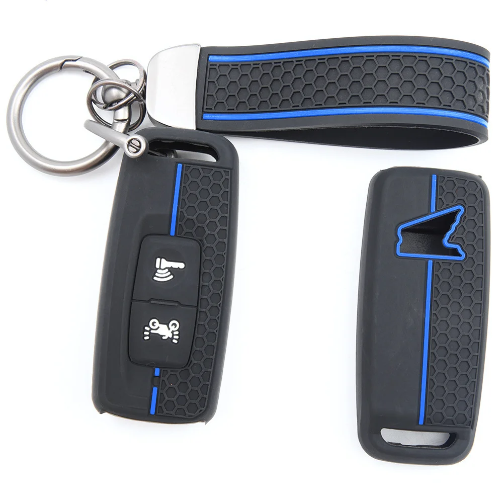 For Honda ADV 150 PCX 125 PCX 160 Forza 350 Vision SH350 Protective Silicone Remote Key Case Clasp Key Holder Full Coverage