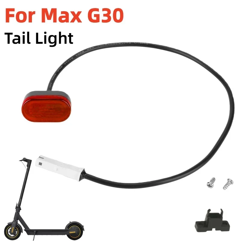 

Max G30 Tail Light for Ninebot Segway Electric Scooter Accessories Red LED Brake Lights Warning Tailliight Sets Lighting Lmap
