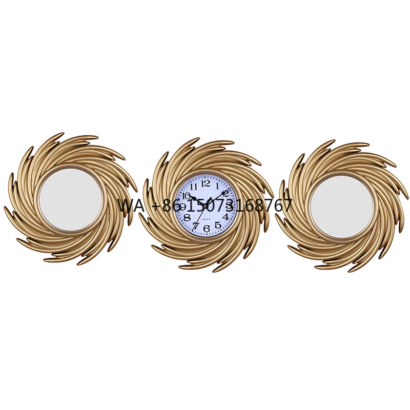

Настенные декоративные часы, набор шрифтов, прозрачная рамка, стерео настенные часы, без отзывов, но комплект декоративных настенных часов из трех частей