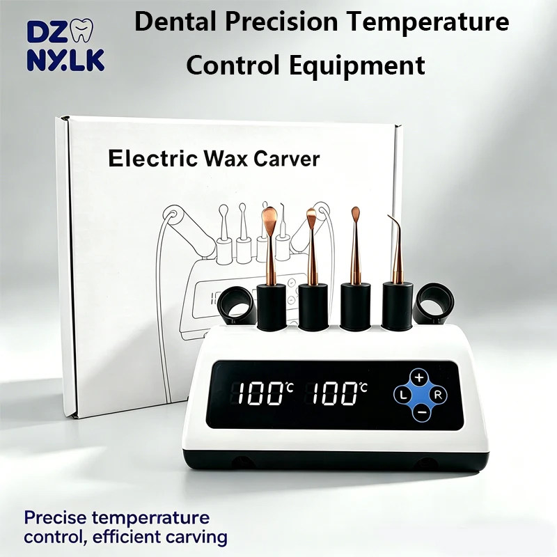 

New Dental Electric Wax Carver Dual Pen Adjustable Temperature Precision Electric Waxer For Dental Lab Denture Wax Model Making